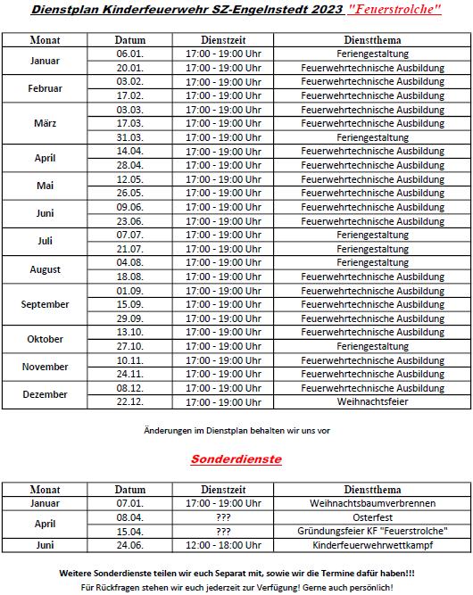 Dienstplan